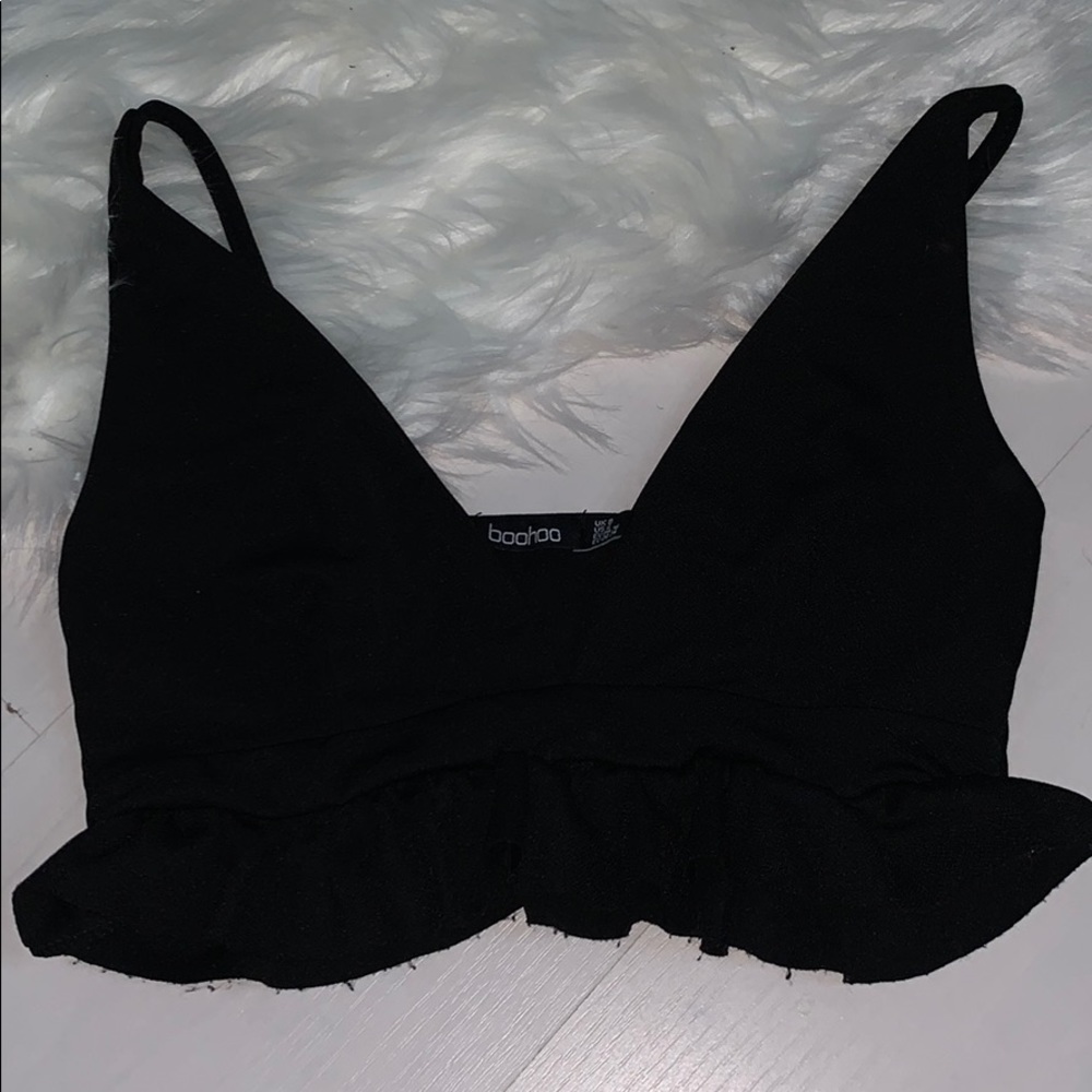 Peplum crop top